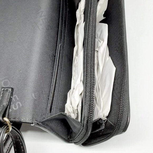 JONES NEW YORK Leather Crossbody Black - NWT - Picture 2 of 8